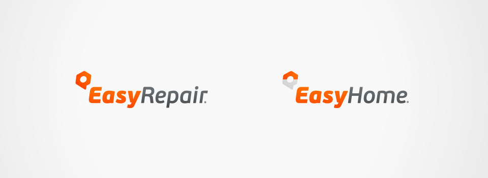 Logotipo Imagen EasyRepair. Pixelarte estudio de diseño gráfico, creatividad y web.