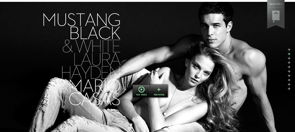 MTNG - Mustang. Web campaña Spring - Summer 2011 con Laura Hayden y Mario  Casas : Pixelarte ®