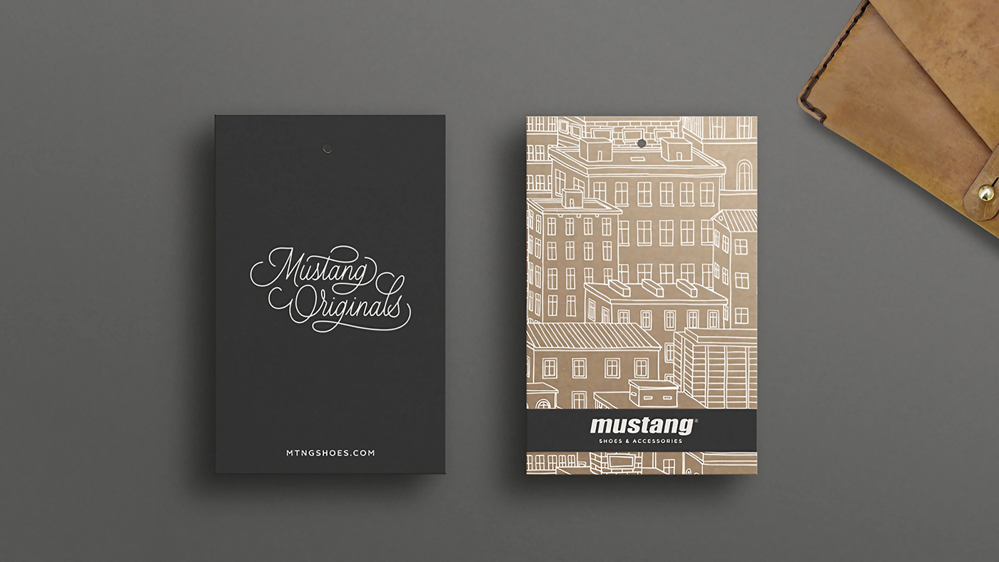 Mustang Originals campaña 2015 - Diseño de cajas para calzado Mustang - Estudio de diseño gráfico Valencia Pixelarte