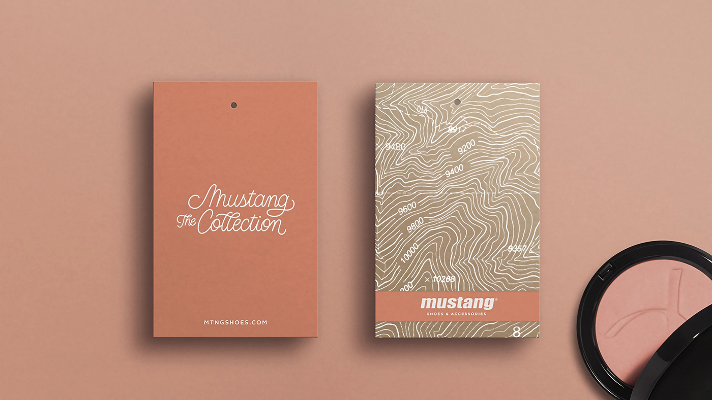 Mustang Collection campaña 2015 - Diseño de etiqueta para calzado Mustang - Estudio de diseño gráfico Valencia Pixelarte