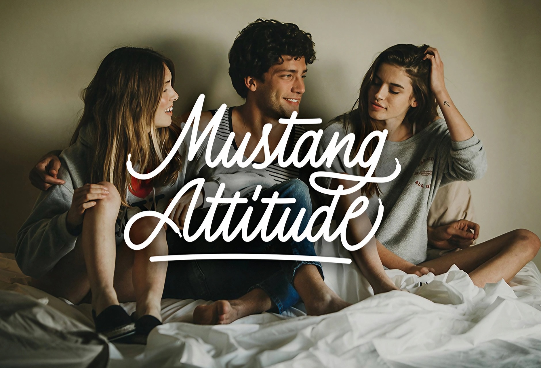 Mustang Attitude campaña 2015 - Imagen corporativa para calzados Mustang - Diseño de lettering - Estudio de diseño gráfico Valencia Pixelarte
