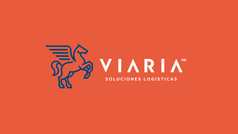 Diseño de identidad corporativa y diseño web para empresa de transportes Viaria - Estudio de diseño gráfico en Valencia Pixelarte