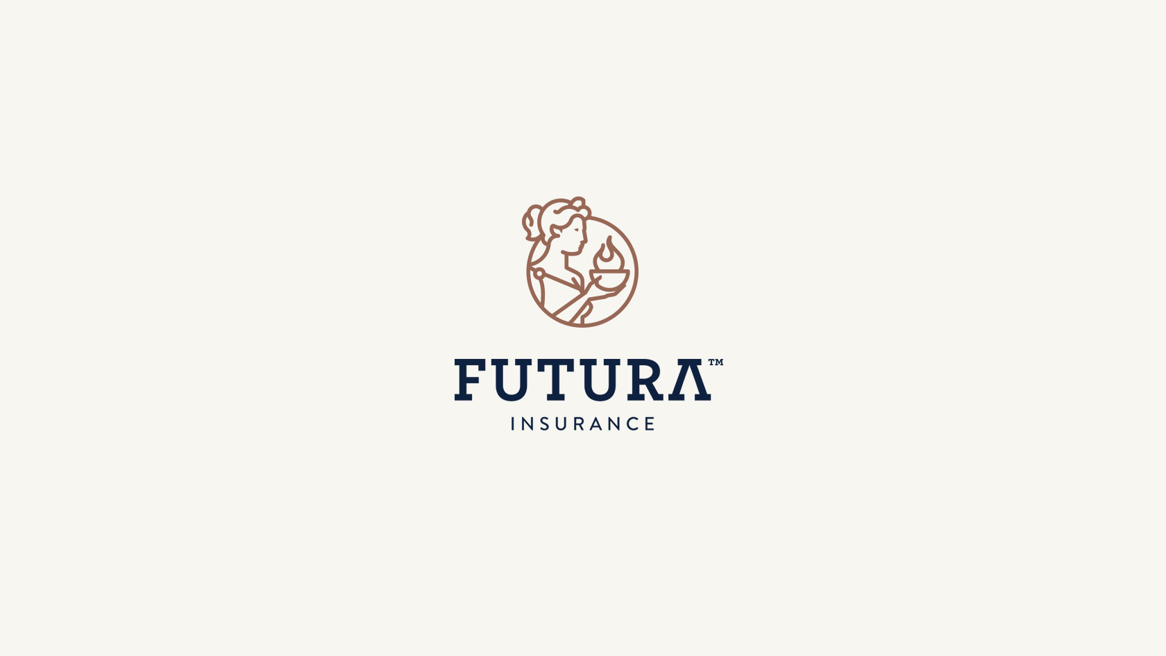 Diseño de identidad corporativa para compañía de seguros - Diseño de logotipo Futura insurance - Estudio de diseño Valencia Pixelarte