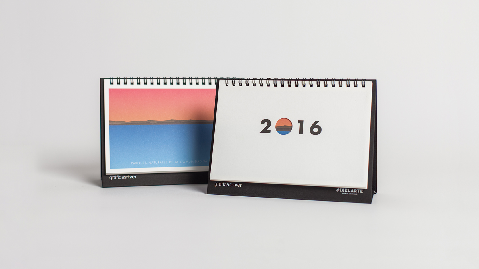 Diseño editorial calendario 2016 Pixelarte - Diseño de ilustración - Estudio de diseño gráfico Valencia Pixelarte
