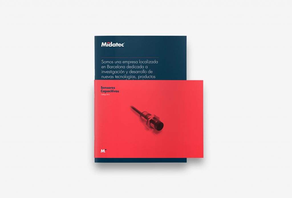 Diseño de identidad corporativa para empresa tecnológica - Diseño de dossier corporativo Midatec - Estudio de diseño Valencia Pixelarte