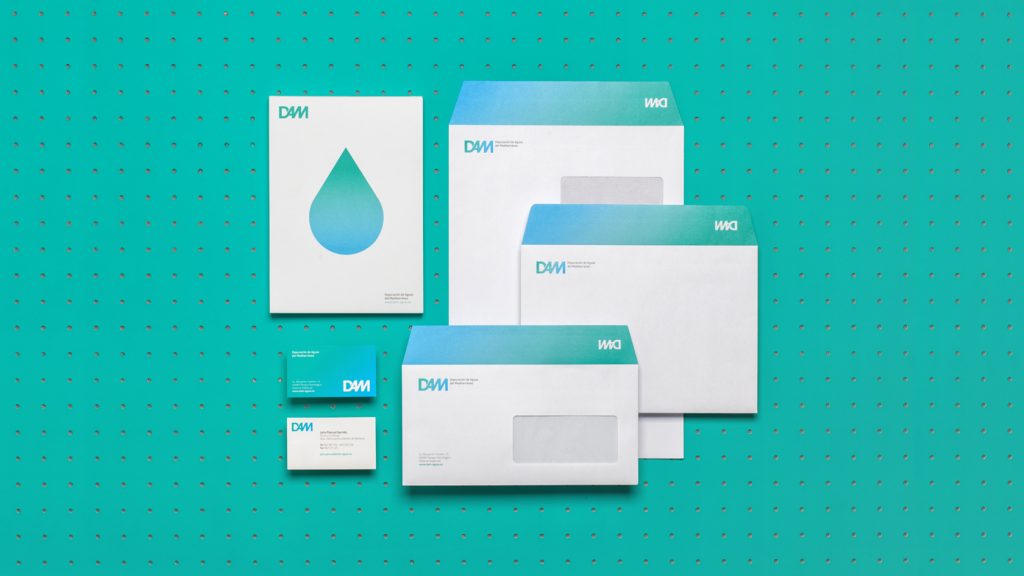 Pixelarte diseñador gráfico - Diseño identidad corporativa DAM, Depuración de Aguas del Mediterráneo