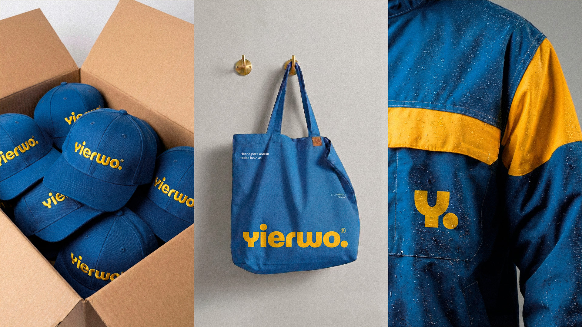 pixelarte diseño gráfico yierwo branding merchandising corporativo gorra totebag mono