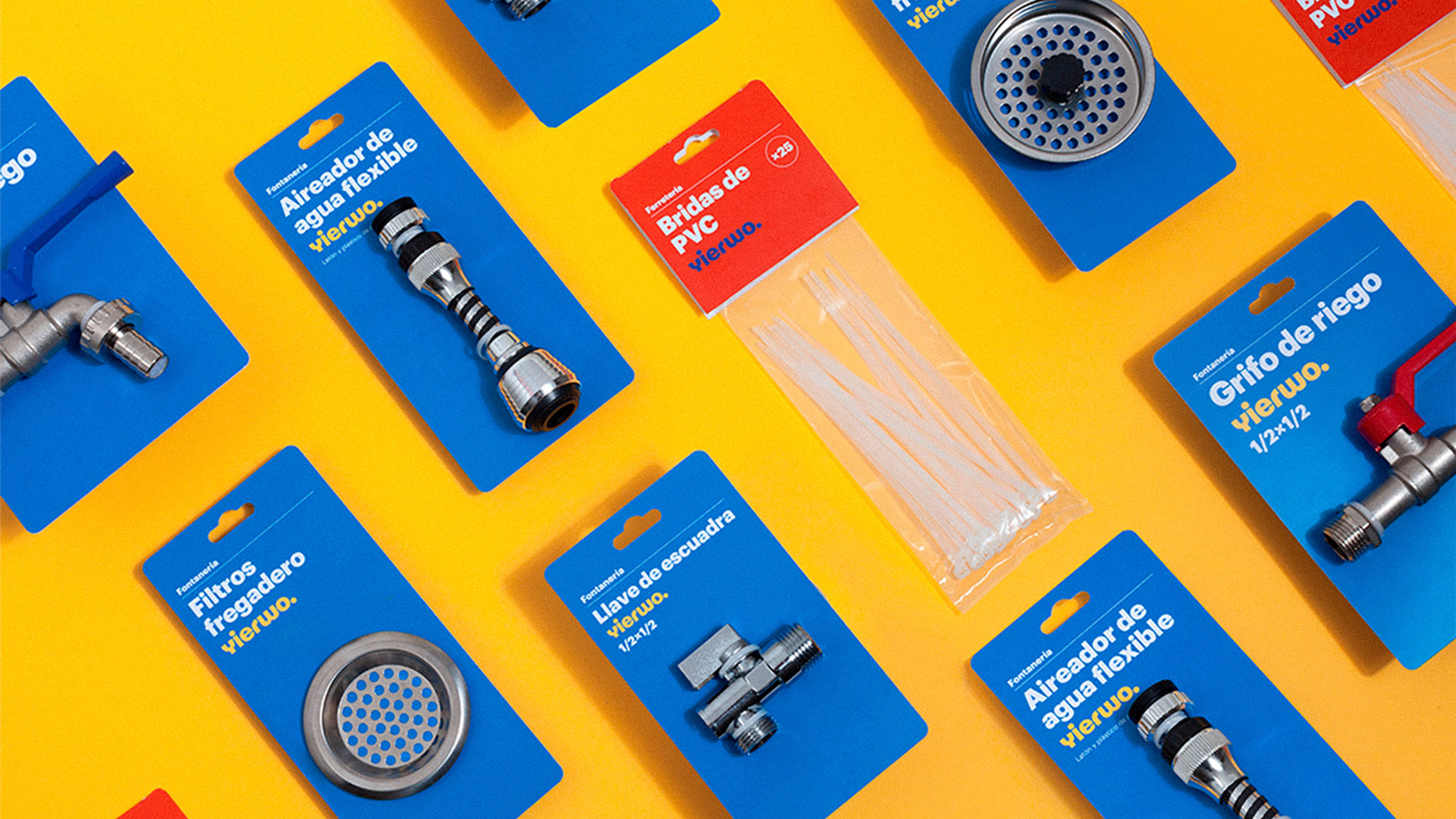 pixelarte diseño gráfico yierwo packaging producto fontanería