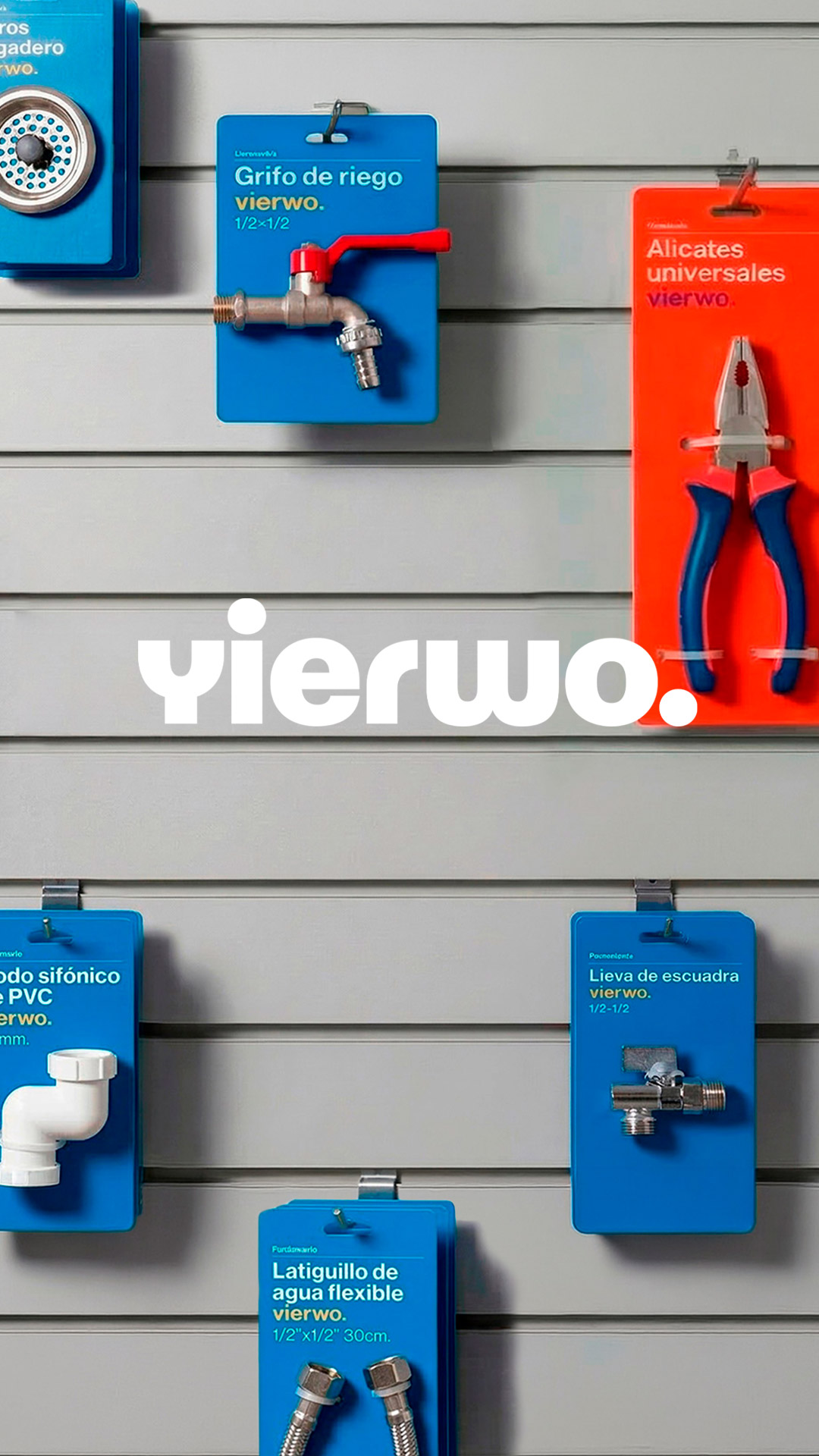 pixelarte estudio de diseño yierwo branding packaging fontanería jardinería ferretería