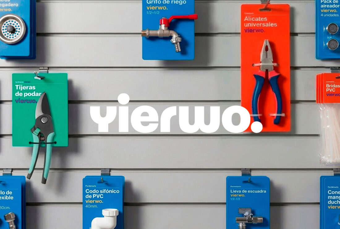 pixelarte estudio de diseño yierwo branding packaging fontanería jardinería ferretería