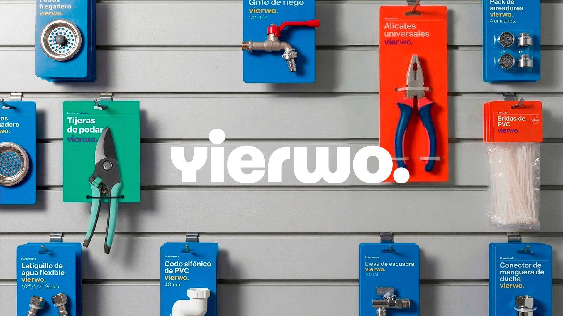 pixelarte estudio de diseño yierwo branding packaging fontanería jardinería ferretería