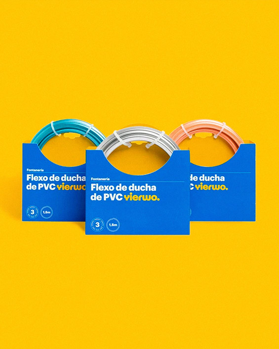 pixelarte estudio de diseño yierwo packaging fontanería flexo ducha