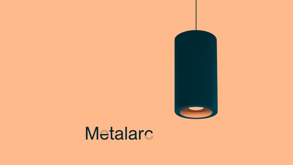 Pixelarte estudio de diseño gráfico - Diseño de identidad corporativa para la empresa de iluminación Metalarc