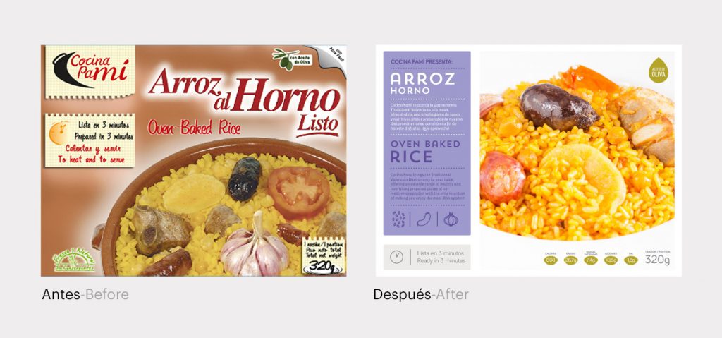 Pixelarte estudio de diseño gráfico - Diseño de packaging alimentario de arroces Gastraval