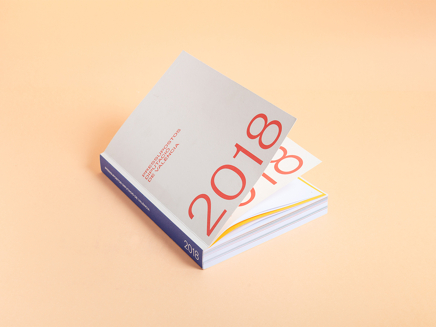 Diseño editorial libro de presupuestos 2016 Diputació de Valencia - Estudio de diseño gráfico en Valencia Pixelarte