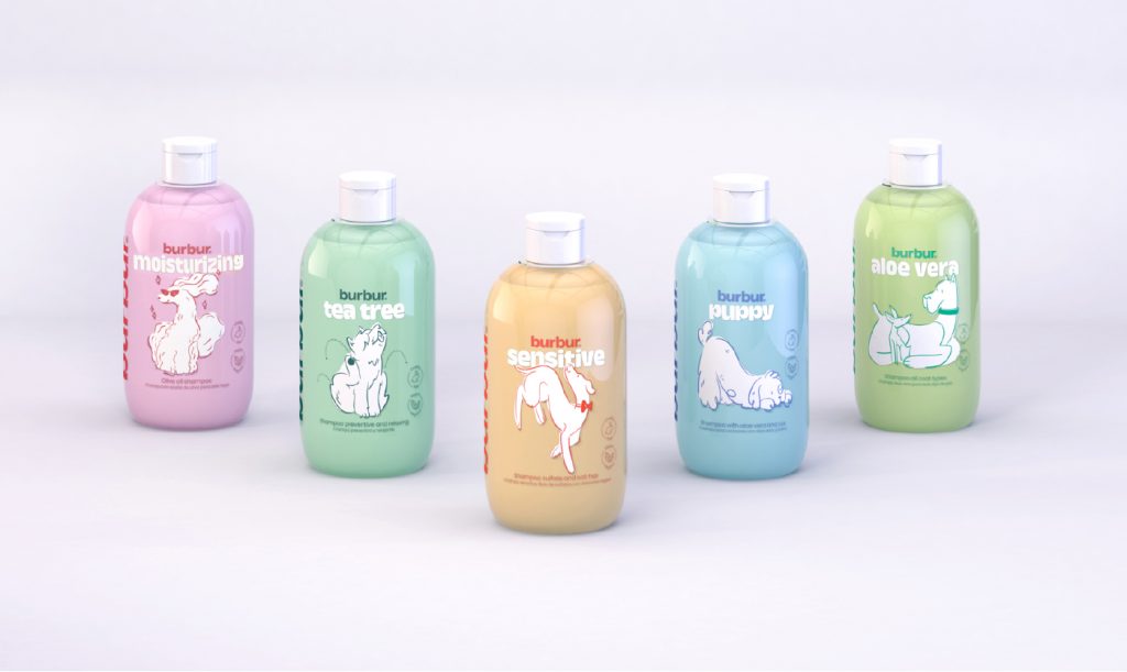 Pixelarte estudio de diseño gráfico- diseño packaging para mascotas Burbur