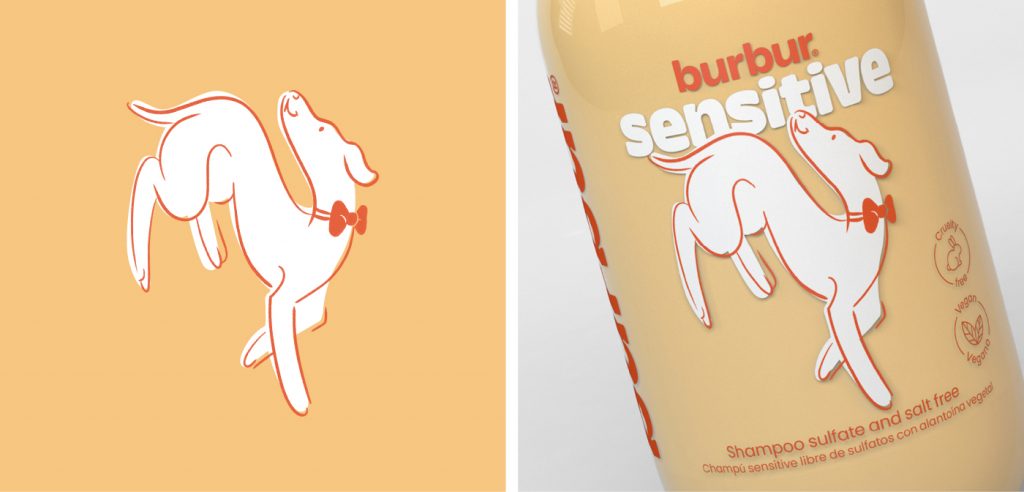 Pixelarte estudio de diseño gráfico- diseño packaging para mascotas Burbur