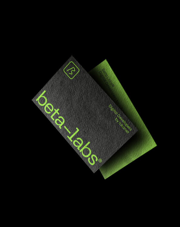 pixelarte estudio de diseño identidad corporativa BetaLabs tarjetas