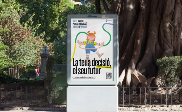 Pixelarte estudio de diseño gráfico - campaña de comunicación para la Consellería de Educación de la Generalitat Valenciana