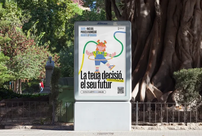 Pixelarte estudio de diseño gráfico - campaña de comunicación para la Consellería de Educación de la Generalitat Valenciana