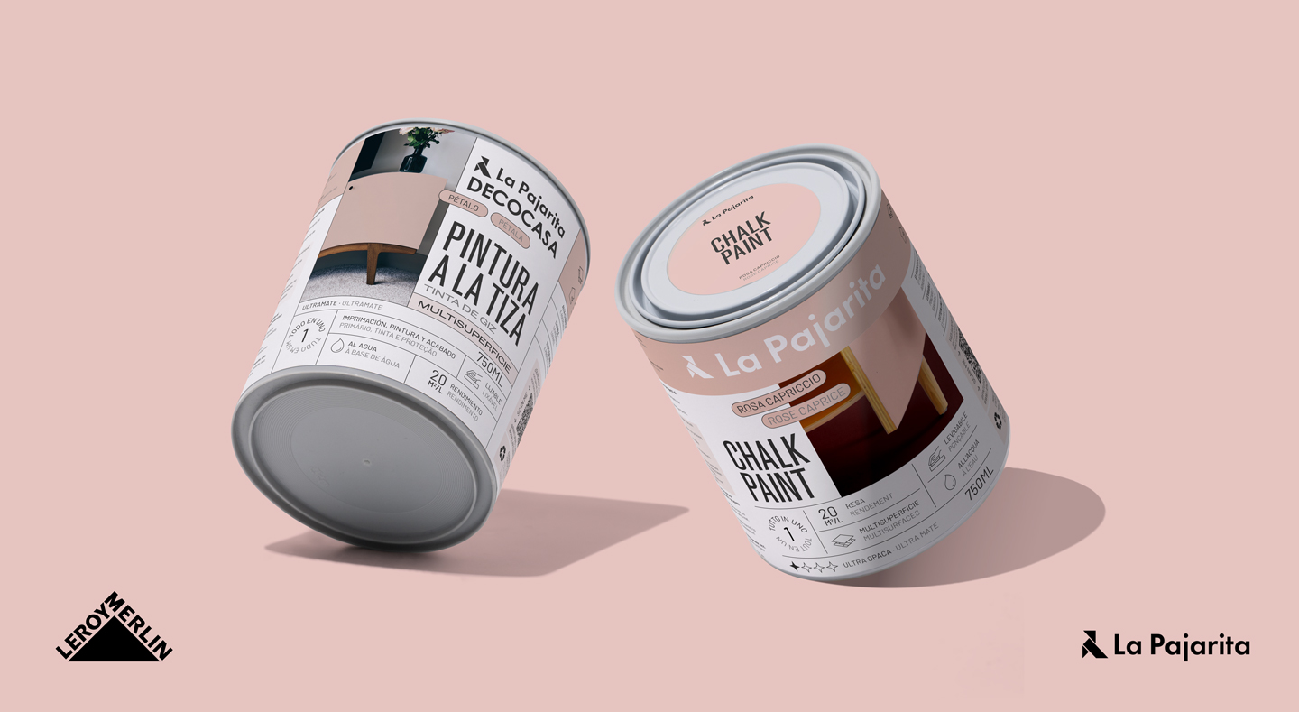 Pixelarte Estudio de Diseño Gráfico - Diseño Packaging Pinturas la Pajarita