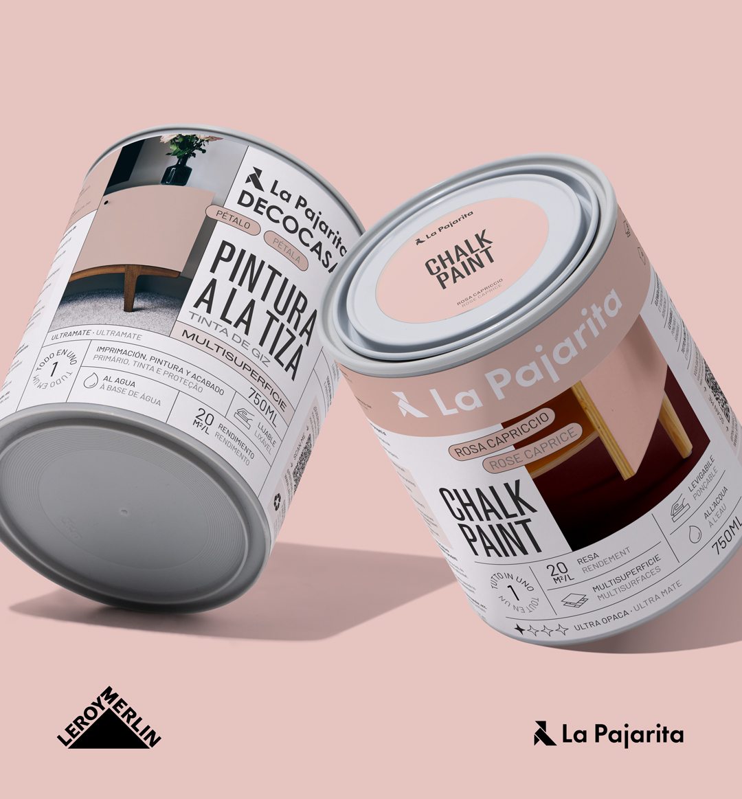 Pixelarte Estudio de Diseño Gráfico - Diseño Packaging Pinturas la Pajarita