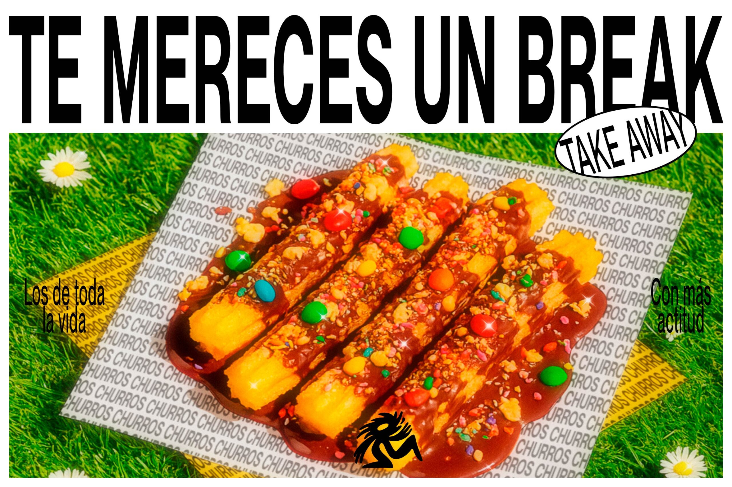 pixelarte disenadores graficos diseno para negocios de hostelera churros churros diseno papel alimentario