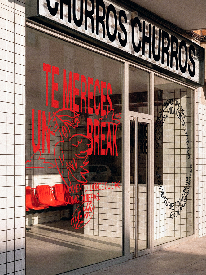 pixelarte diseno grafico diseno para negocios de hosteleria churros churros diseno exterior local