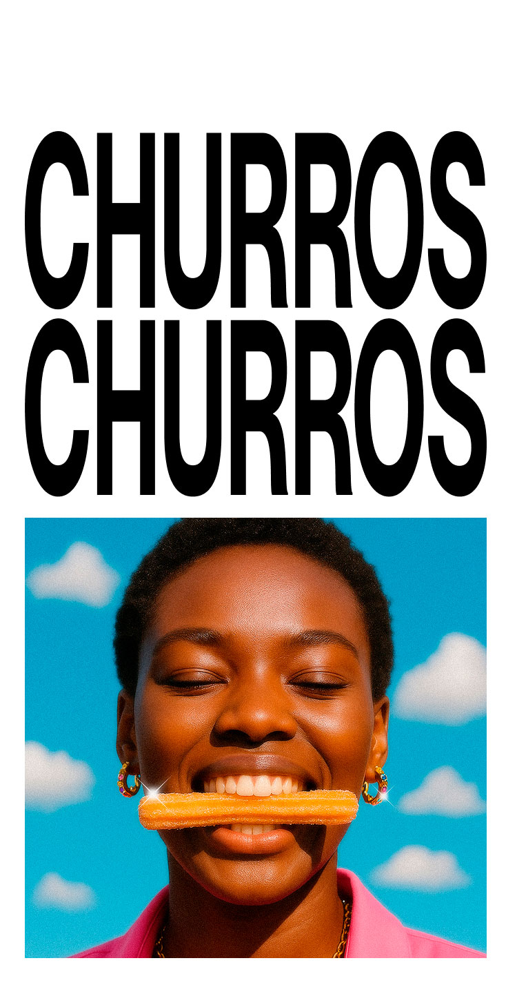 pixelarte diseno grafico identidad visual para cafeterías churros churros direccion arte fotografia mobile