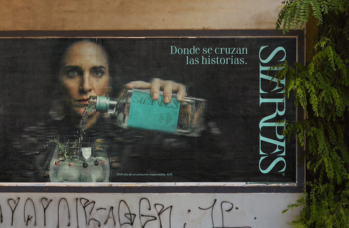 Pixelarte Design Studio - Diseño de etiqueta para licores -Sierpes Gin