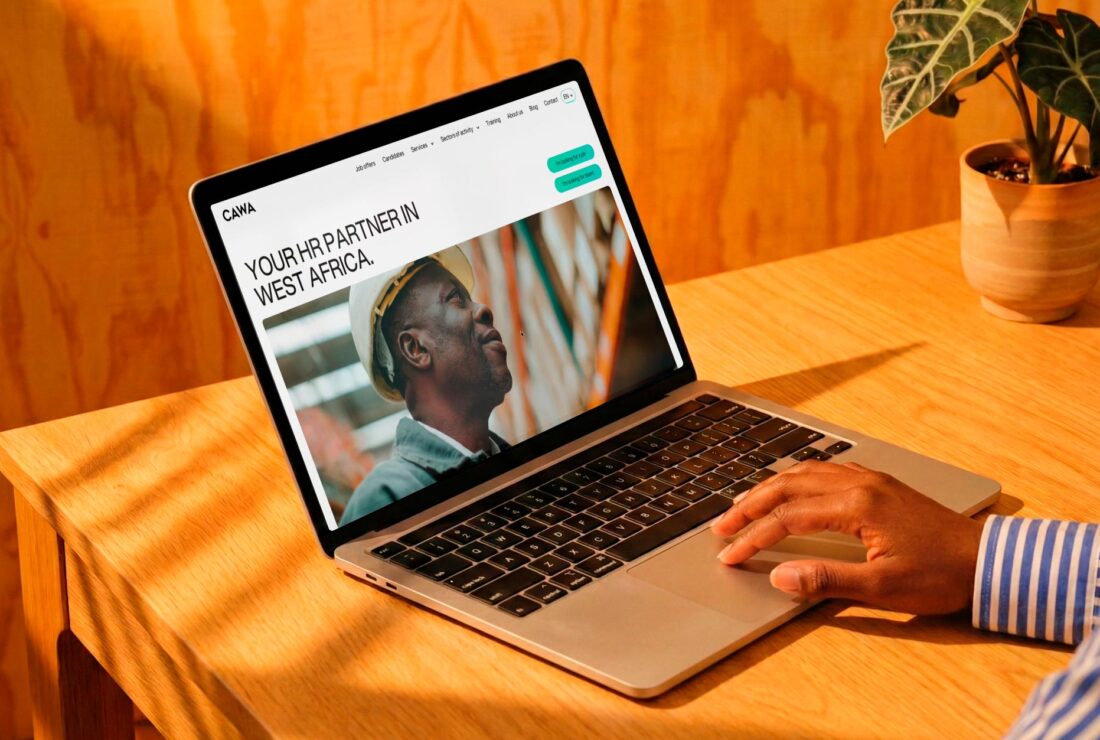 Pixelarte, estudio diseño gráfico-diseño página web para CAWA Group, África Occidental
